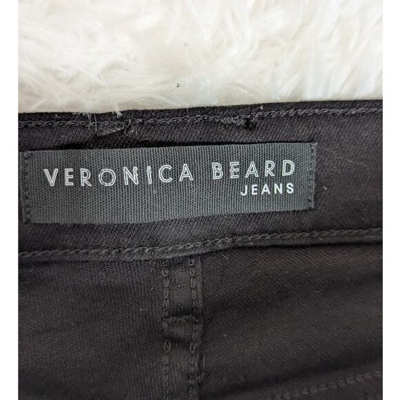 Veronica Beard Debbie Skinny High Rise Jeans Onyx Black Size 26/2 - Picture 3 of 11
